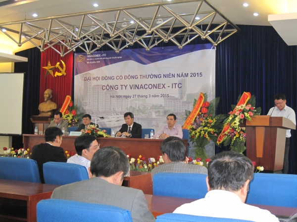 VINACONEX- ITC tổ chức thành công Đại hội đồng cổ đông thường niên năm 2015